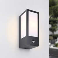 Utomhusvägglampa Lyon med sensor