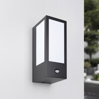 Utomhusvägglampa Lyon med sensor