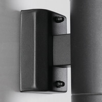 Mångsidig utomhusvägglampa Calais med sensor och två lampor