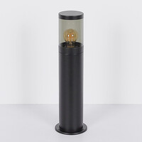Elegant stående utomhuslampa Reims i rostfritt stål