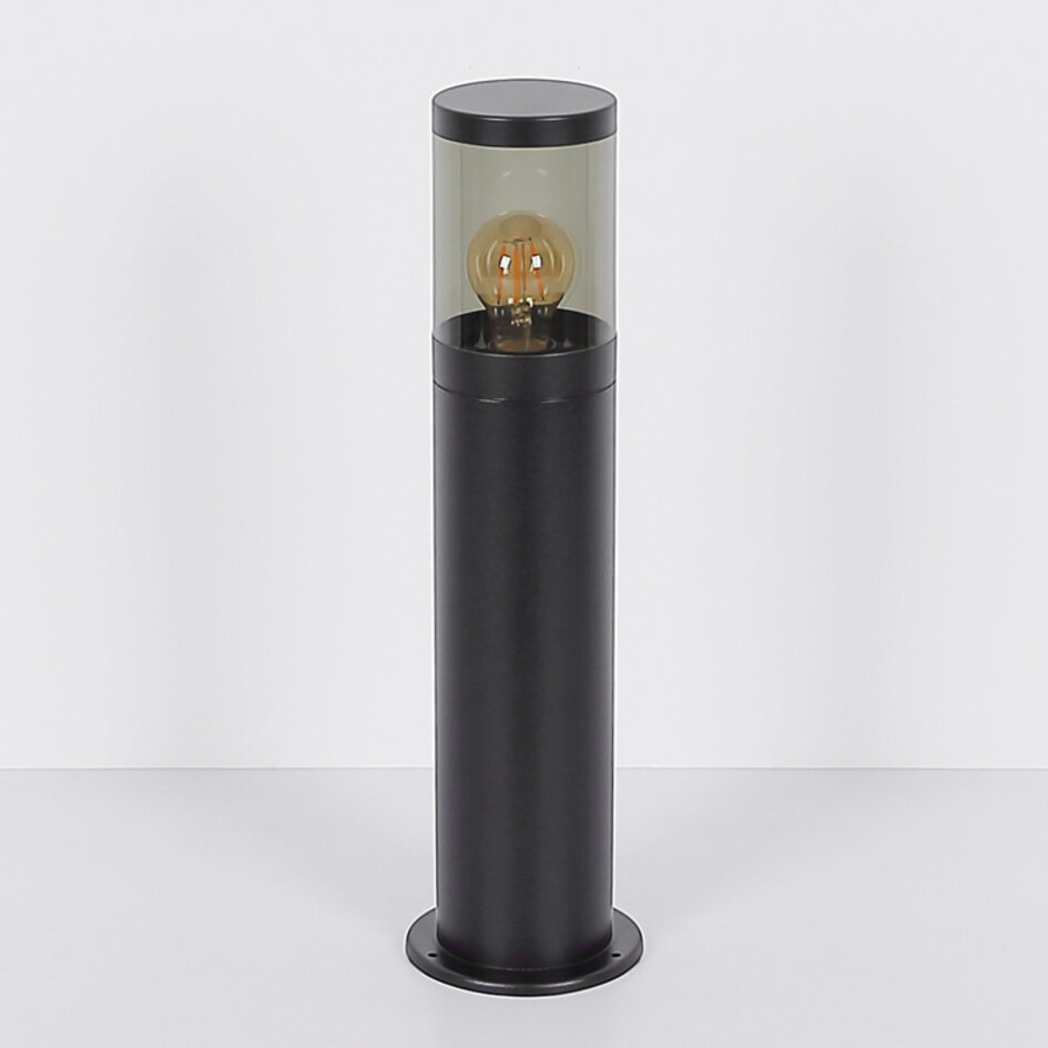 Elegant stående utomhuslampa Reims - rostfritt stål