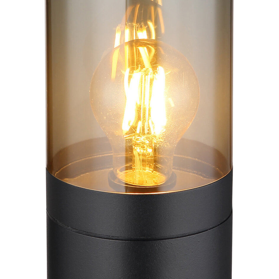 Elegant stående utomhuslampa Reims - rostfritt stål