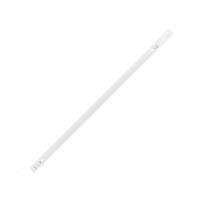 Kopplingsbar 1-fas skena på 75 cm med anslutningsblock och ändkåpa, vit