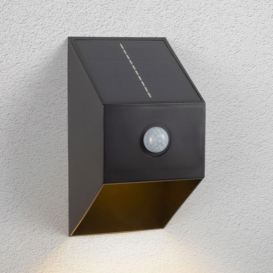 Solcellsvägglampa Roan med sensor
