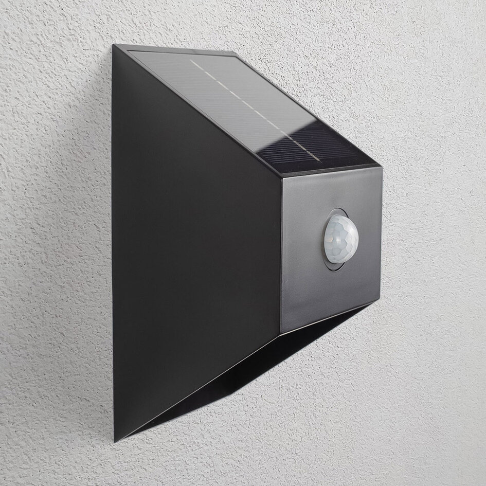 Solcellsvägglampa Roan med sensor