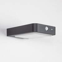 Solcellsvägglampa för utomhusbruk med sensor - Patrick