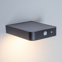 Solcellsvägglampa för utomhusbruk med sensor - Patrick