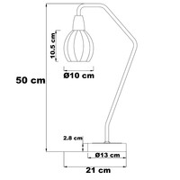 Bordslampa Dewi