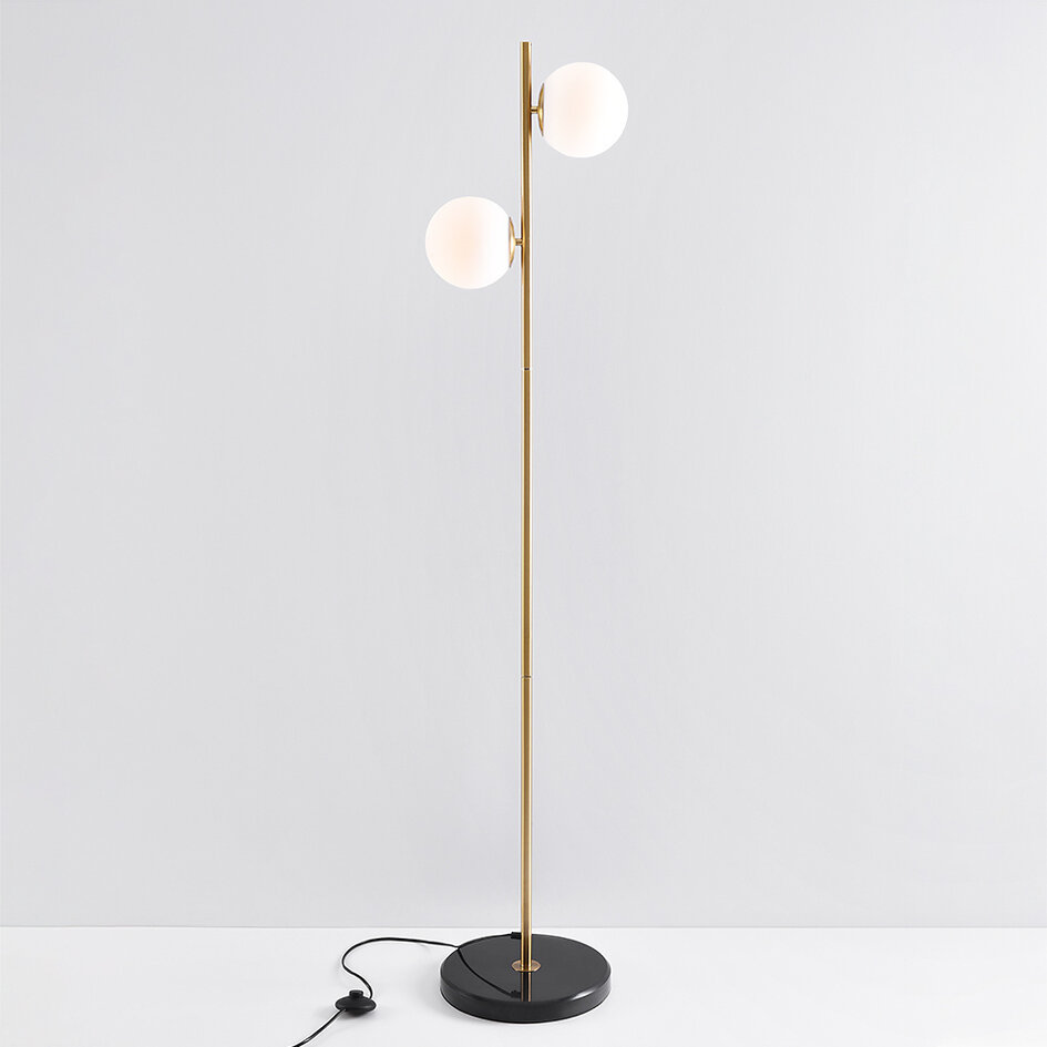Golvlampa 2-ljus Phae