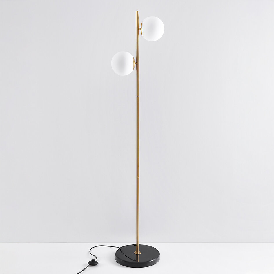 Golvlampa 2-ljus Phae