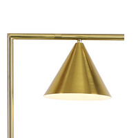 Golvlampa Vica - guld med marmorfot