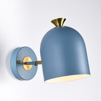 Blå vägglampa Raya