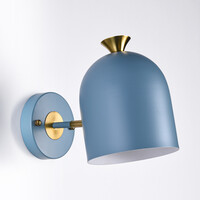 Blå vägglampa Raya