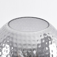 Bordslampa Inte - rökfärgat glas med textur