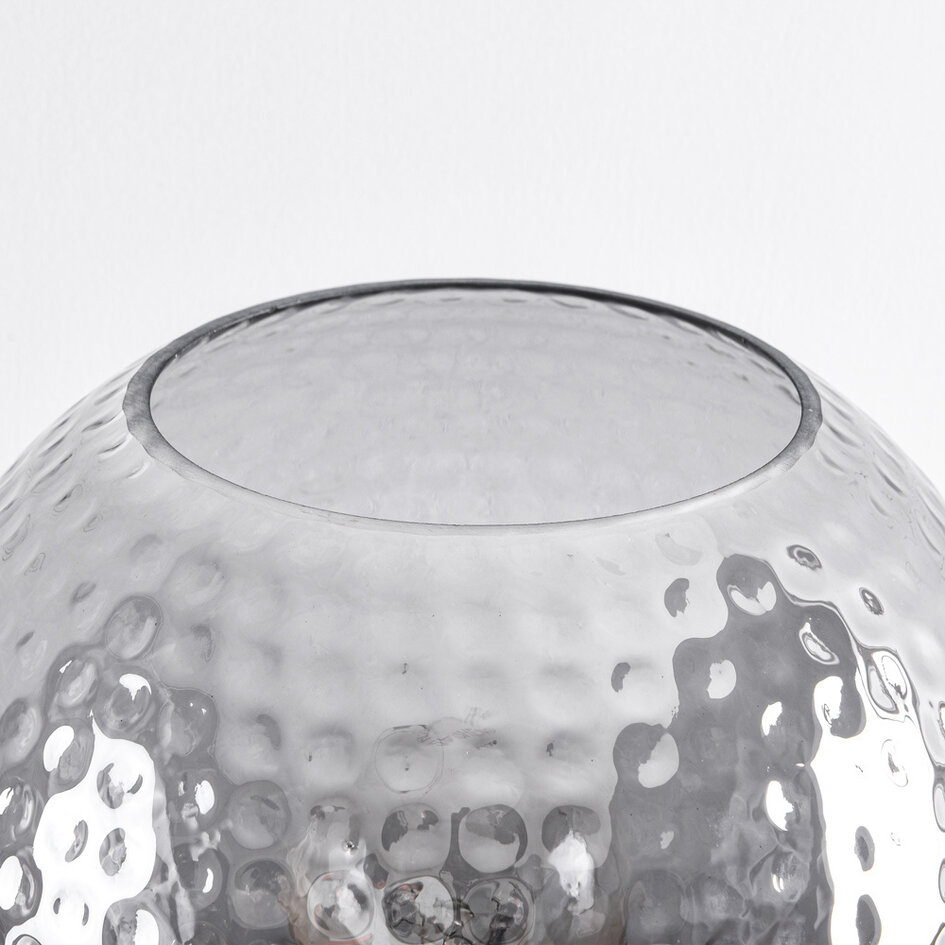 Bordslampa Inte - rökfärgat glas med textur