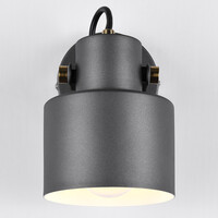 Vinkelbar vägglampa Alfie i grått