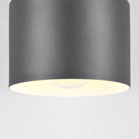Vinkelbar vägglampa Alfie i grått