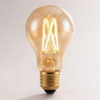 Smart E27 LED-lampa dim-to-warm 7 watt, amber 60 mm (Tuya)