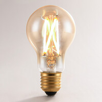Smart E27 LED-lampa dim-to-warm 7 watt, amber 60 mm (Tuya)