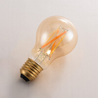 Smart E27 LED-lampa dim-to-warm 7 watt, amber 60 mm (Tuya)
