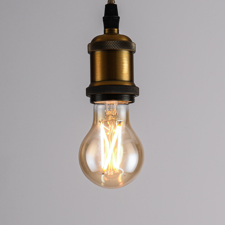 Smart E27 LED-lampa dim-to-warm 7 watt, amber 60 mm (Tuya)