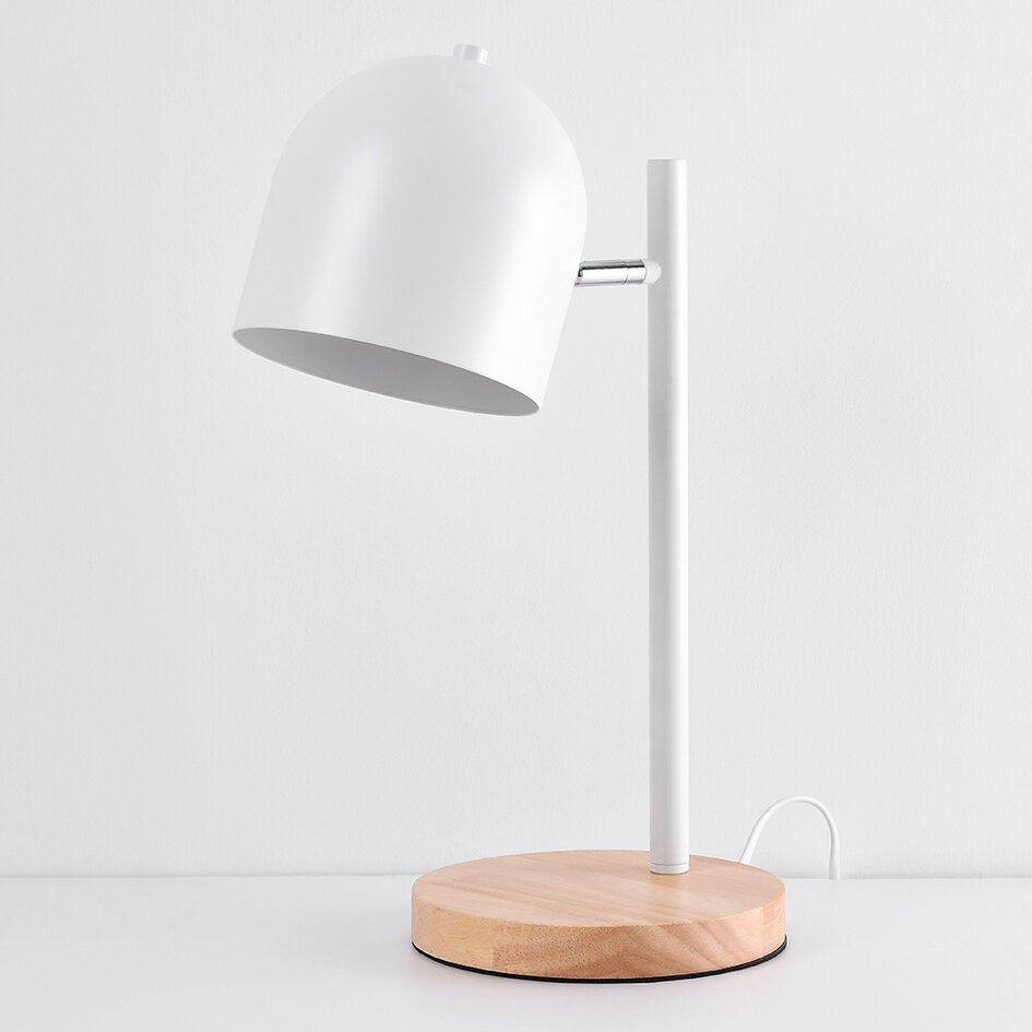 Bordslampa Megan - Vit