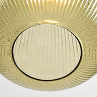 Pendellampa Dylan av räfflat glas - grön