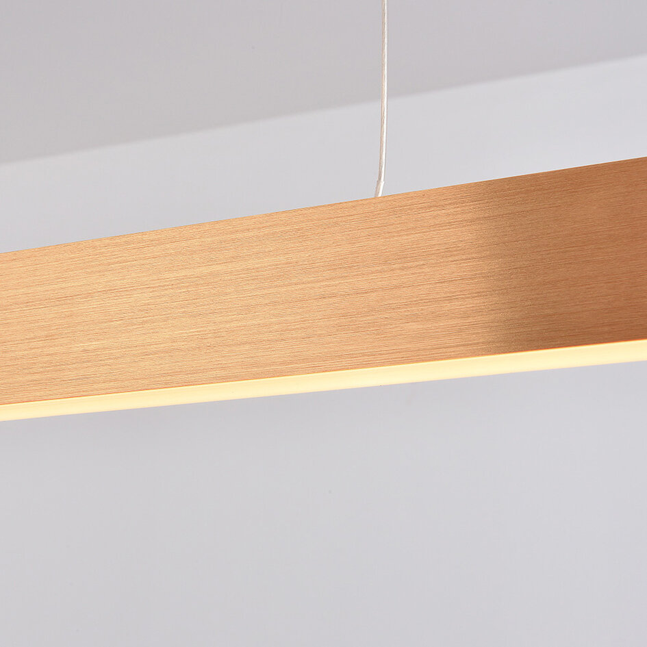 Dimbar pendellampa Harvey - guld med integrerad LED