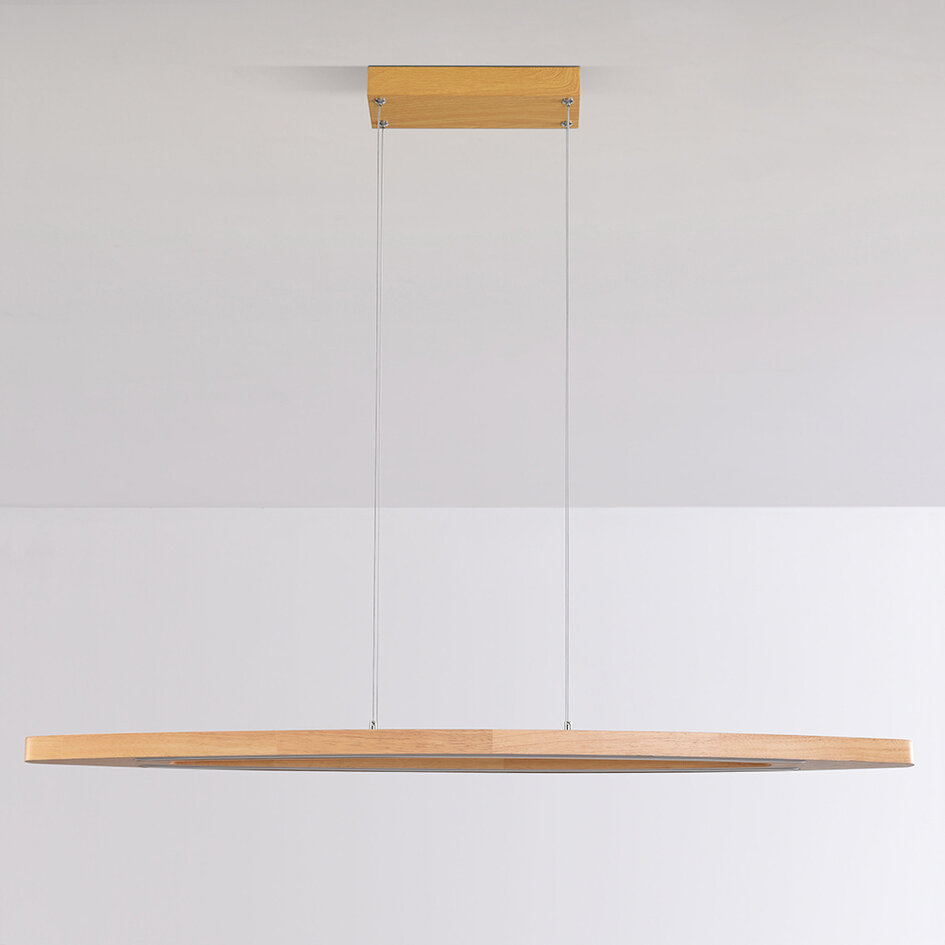 Pendellampa Jimmy i trä med integrerad LED, dimbar