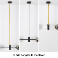 Design pendellampa Danley, 2-ljus