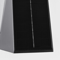 Solcellsvägglampa för utomhusbruk Solon - svart
