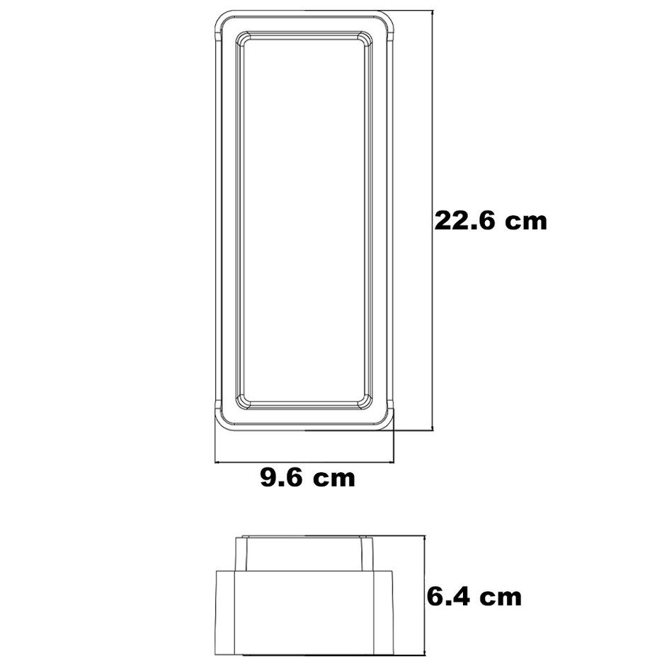 Utomhusvägglampa Owen - antracit med integrerad LED