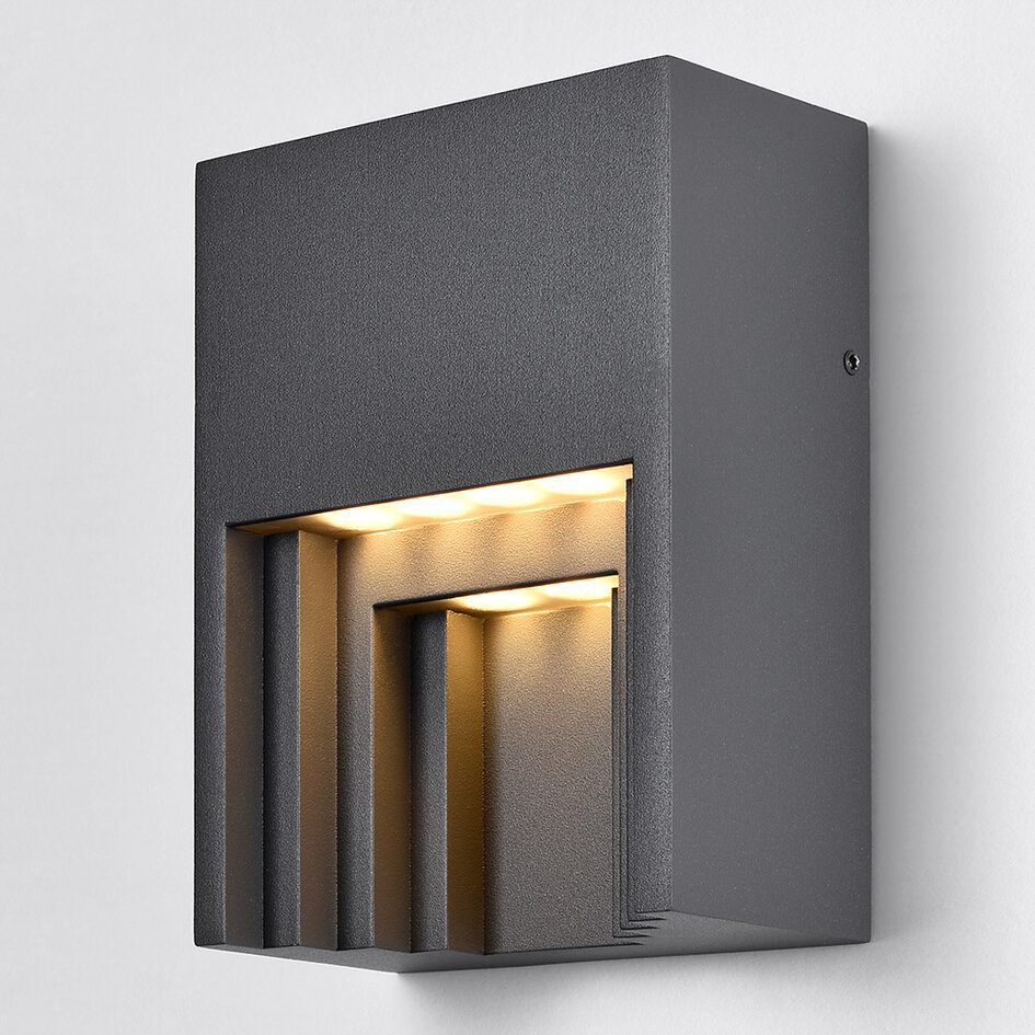Utomhusvägglampa Anthony - med integrerad LED