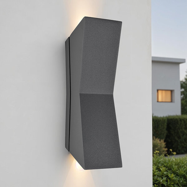 Utomhusvägglampa Aron - med integrerad LED