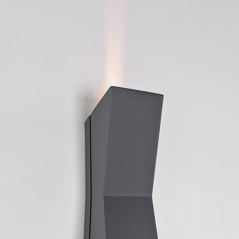 Utomhusvägglampa Aron - med integrerad LED