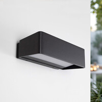 Utomhusvägglampa Josh - med integrerad LED