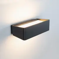 Utomhusvägglampa Josh - med integrerad LED