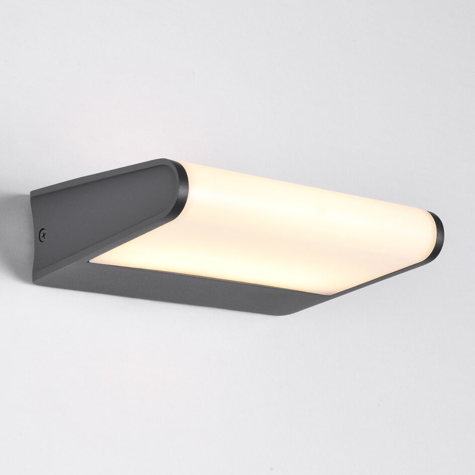 Utomhusvägglampa Eric - med integrerad LED