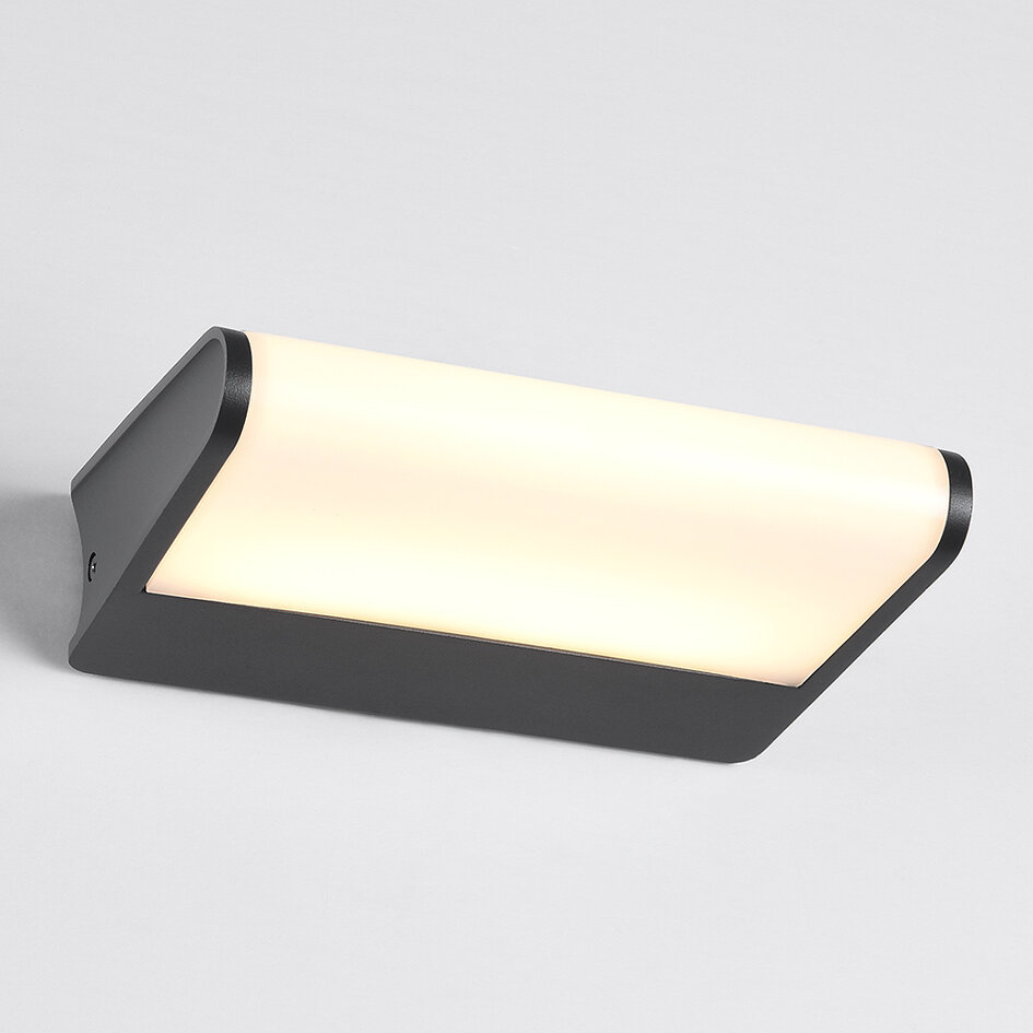 Utomhusvägglampa Eric - med integrerad LED