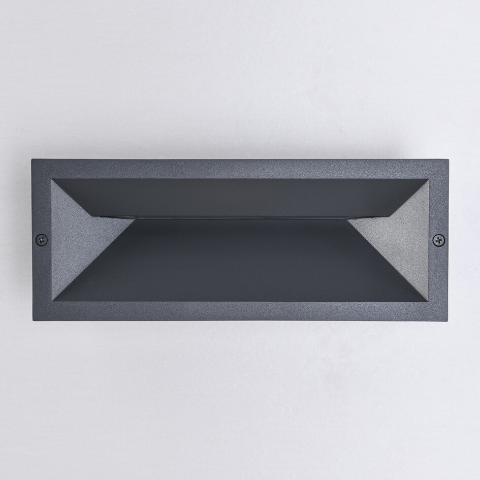 Infälld utomhusvägglampa Aston - med integrerad LED