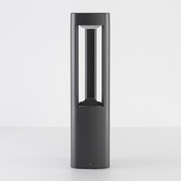 Stående utomhuslampa Jacob - 50 cm antracit med integrerad LED