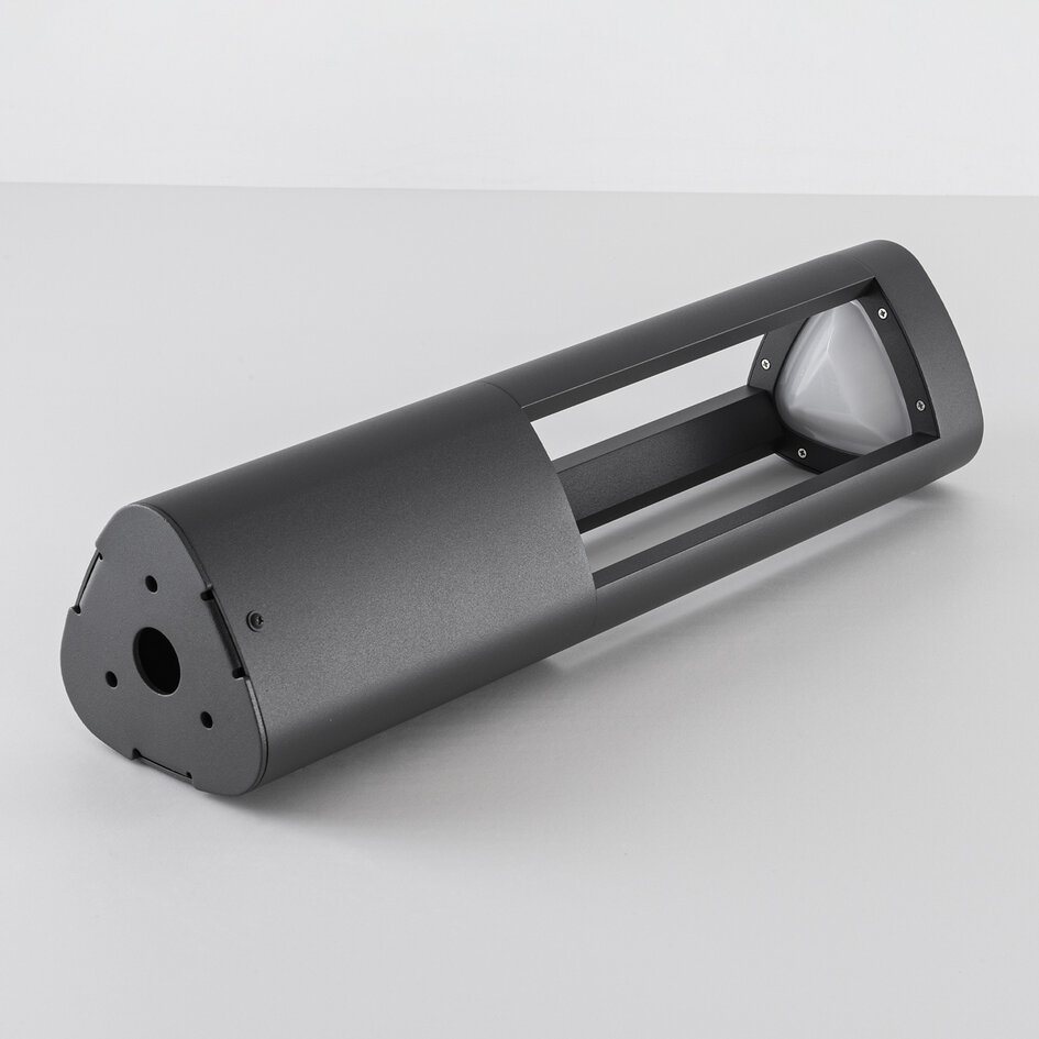 Stående utomhuslampa Jacob - 50 cm antracit med integrerad LED