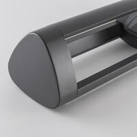 Stående utomhuslampa Jacob - 50 cm antracit med integrerad LED