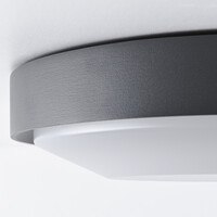Dimbar utomhusvägglampa Buz - svart med integrerad LED