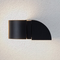 Justerbar utomhusvägglampa Xanthe - antracit med integrerad LED