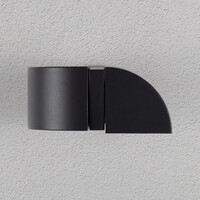 Justerbar utomhusvägglampa Xanthe - antracit med integrerad LED
