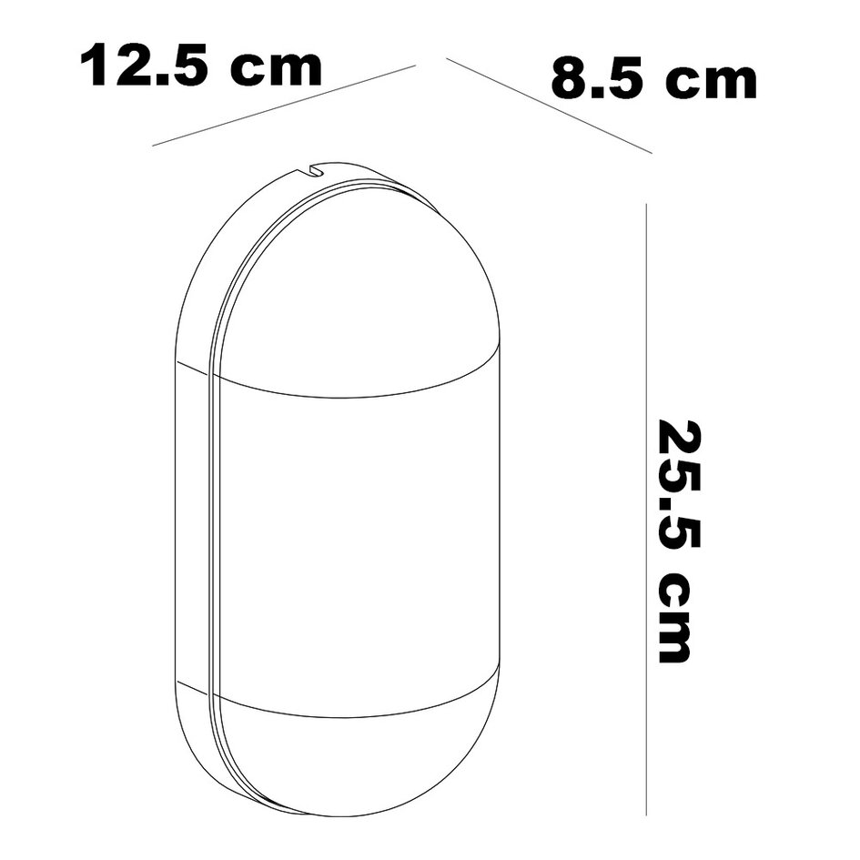 Utomhusvägglampa Danilo - antracit