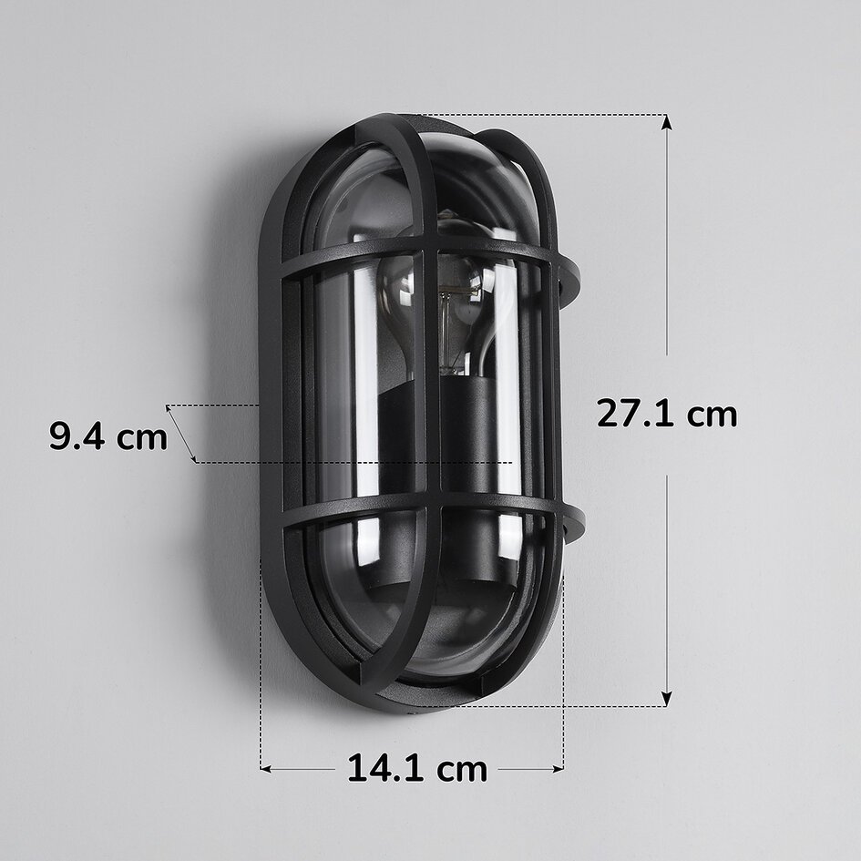 Utomhusvägglampa Romano - antracit