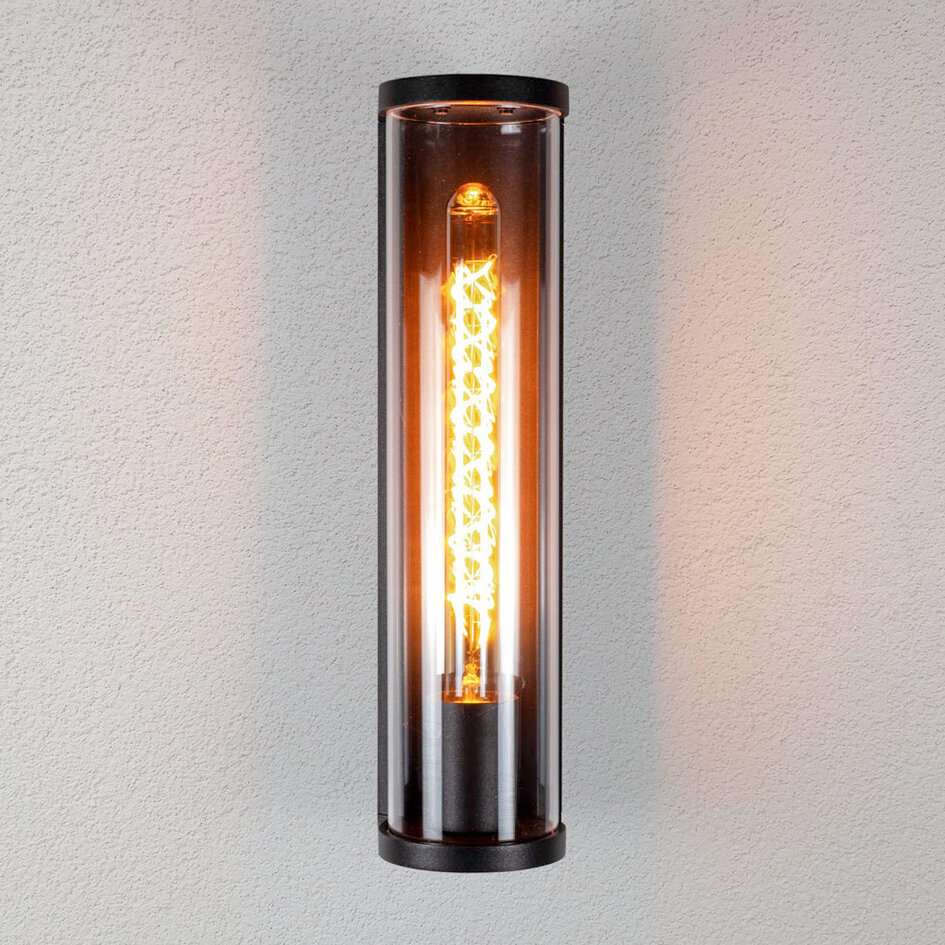 Utomhusvägglampa Silvano - antracit