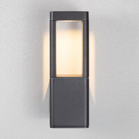 Utomhusvägglampa Mauro - antracit med integrerad LED